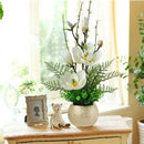 Axyaa Modern Magnolia & Artificial Flower Decoration for Home Furnishings