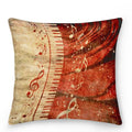 Axyaa Music Note Cushion Cover 45x45cm Pillowcase Decorative Pillow Home Decor