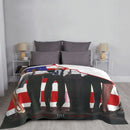 Axyaa West Wing Cast Plaid Throw Blanket - Soft & Fluffy for Multi-Purpose Use