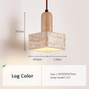 Axyaa Natural Stone Pendant Light for Home and Restaurant Decor
