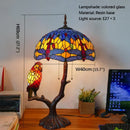 Axyaa Tiffany Stained Glass Table Lamp for Luxurious Living Spaces