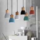 Axyaa Modern LED Pendant Lamp, 6 Colors, 4W, for Bedroom, Living Room, Balcony