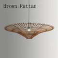 Axyaa Rattan Weave LED Chandelier: Creative Lighting for Home, Restaurant, and Bar