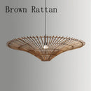Axyaa Rattan Weave LED Chandelier: Creative Lighting for Home, Restaurant, and Bar