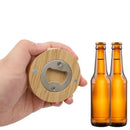 Axyaa Bamboo Beer Bottle Opener Fridge Magnet Bar Home Party Tool