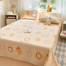 Axyaa Cotton Coarse Cloth Bed Sheet Set, Soft Mat & Quilt - Single/Double, Print, Washable