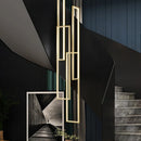 Axyaa Modern LED Pendant Chandeliers for Staircase Living Room Lighting