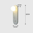Axyaa Luxury Marble Wall Sconce for Bedroom & Living Room Decor