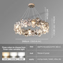 Axyaa Luxury Crystal Chandelier for Modern Living Spaces
