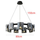 Axyaa Modern LED Pendant Light Chandeliers for Living Room Indoor Lighting