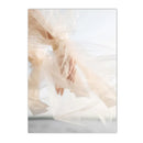Axyaa Chrysanthemum Butterfly Canvas Print - Nordic Beach Wall Art Poster