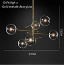 Axyaa Nordic Living Room Chandelier - Modern Lighting for Home, Coffee Shop, and Dining Area