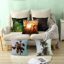 Axyaa Vintage Forest Pattern Pillow Case - Designer Sofa Cushion Cover