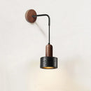 Axyaa Black Stone Wall Sconce Light - Nordic Minimalist LED E27 Wall Lamps