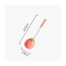 Axyaa Strawberry Ramen Bowl With Lid | Cute Ceramics 700ml Home Kitchen Tableware