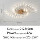Axyaa Sunflower Chandelier LED Ceiling Light for Home Illumination