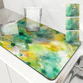 Axyaa Diatom Mud Kitchen Drain Pads: Absorbent Tableware Mat for Coffee Machine & Bowls