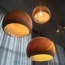 Axyaa Nordic Wooden Round Ball Pendant Lamp for Living Room & Bedroom
