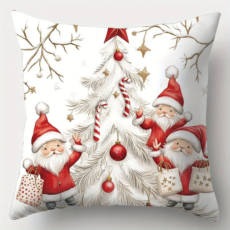 Axyaa Christmas Decor Pillowcase Home Room Sofa Cushion Cover