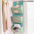 Axyaa Nordic Lattice Bedroom Wall Storage Hanging Bag Organizer