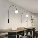 Axyaa Fishing Glass Wall Lamp - Modern Minimalist Long Pole Wall Sconce