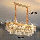 Axyaa Luxury Crystal Chandelier Pendant Light for Living Room and Bedroom