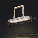 Axyaa Modern Crystal Ceiling Chandelier Dimmable Lighting Fixture