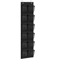 Axyaa 24 Pocket Shoe Organizer Closet Rack Space-Saving Storage Solution