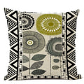 Axyaa Geometric Cushion Cover 45x45cm Linen Abstract Design Pillow