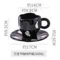 Axyaa Pumpkin Ceramic Coffee Cup, Halloween Decorative Mug, 350ml