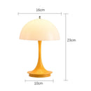 Axyaa Mushroom Table Lamp USB Rechargeable LED Night Light for Bedroom and Dining Rooms