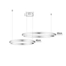 Axyaa Gold LED Acrylic Pendant Lamp for Modern Minimalist Home Decor