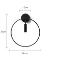 Nordic Brass Rotating Spotlight Wall Lamp for Bedroom, Living Room - Axyaa