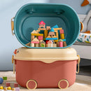 Axyaa Kids Toy Storage Box: Large Capacity Household Organizer for Snacks, Clothes, and More
