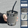 Axyaa Glass Cup with Straw - Large Capacity Creative Drinkware