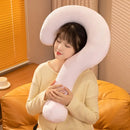Axyaa Plush Question Mark Headrest U-shaped Pillow - Birthday Gift Option