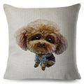 Axyaa Watercolor Animal Pillowcase - Cute Cartoon Design for Living Room Sofa