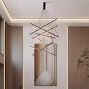Axyaa Modern Ceiling Chandelier for Dining Room - Elegant Hanging Pendant Light Fixture