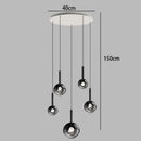 Axyaa Nordic Stair Chandelier Living Room Dining Pendant Ceiling Light Home Indoor Lighting