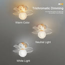 Axyaa Nordic Crystal LED Ceiling Lamp - Modern Indoor Lighting for Home
