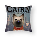 Funny Cartoon Cat & Dog Pillow Covers by Axyaa: Luxury Sofa Bed Decor Pillowcase