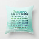 Axyaa Mint Green Geometric Animal Print Pillowcase for Home and Office Decor