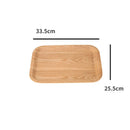Axyaa Wooden Bread Cake Tray for Kitchen Storage and Serving