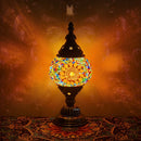 Axyaa Turkish Mosaic Table Lamp: Handcrafted Vintage Art Deco Bedside Light