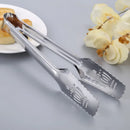 Axyaa Crown Hollow Stainless Steel Food Clip - Non-slip Kitchen Tongs