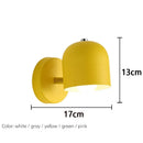 Axya Nordic LED Iron Wall Lamp - Rotatable Macaron Lighting for Interior Spaces