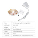Axyaa Hand Wave Sensor LED Strip Lights 12V Waterproof Dimmable Diode Tape
