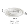 Axyaa Ceramic Serving Plate for Creative Dining Experience