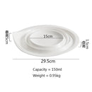 Axyaa Ceramic Serving Plate for Creative Dining Experience