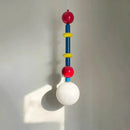 Axyaa Glass Ball Pendant Light: Nordic Macaron Color Design for Kids’ Room and Bedroom